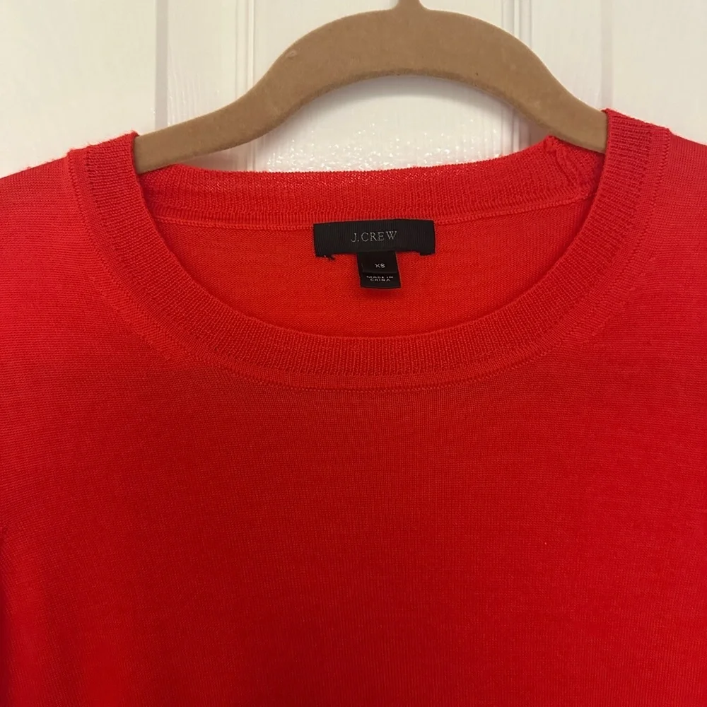 J.Crew Orange Tunic Sweater - Size XS